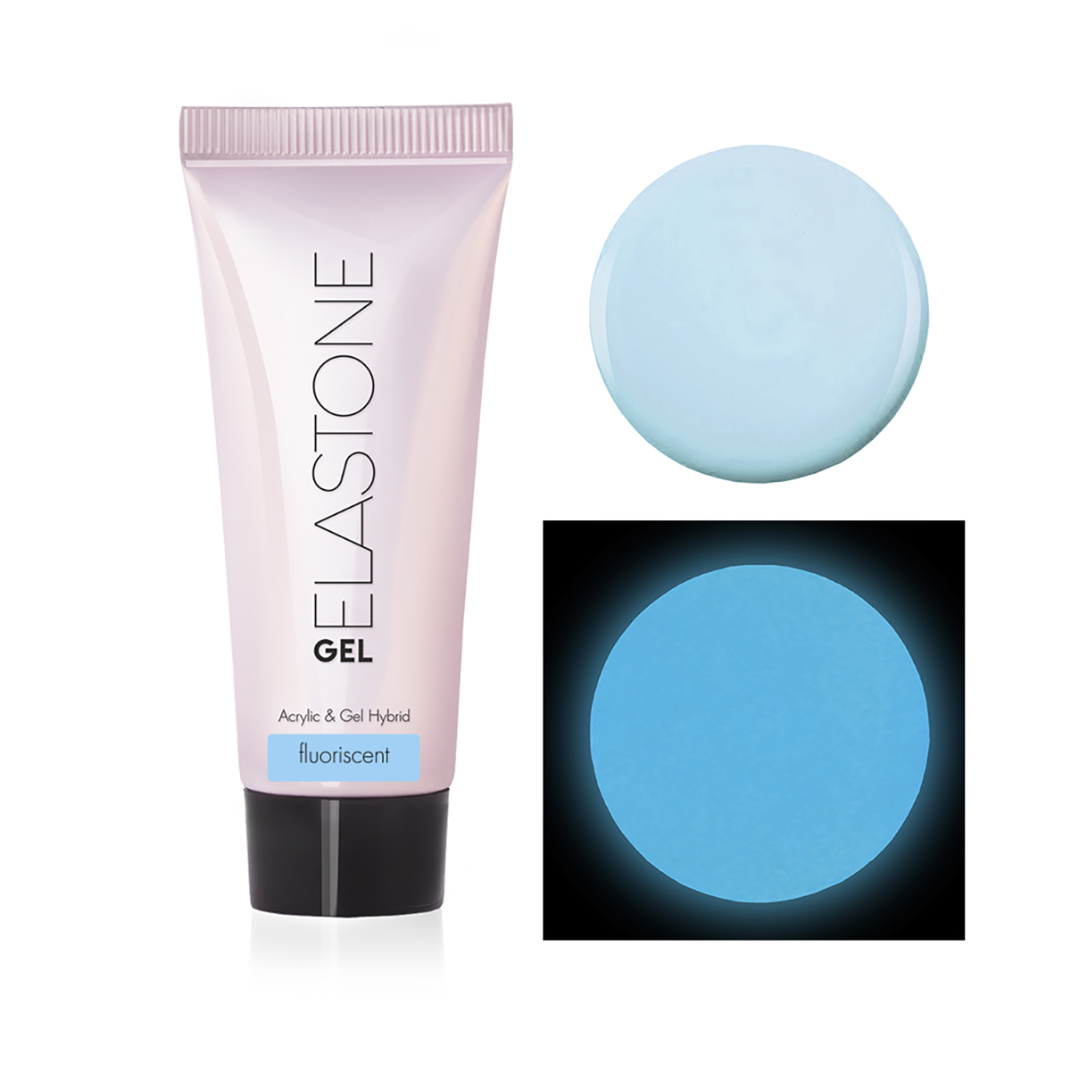 картинка Гибрид акрила и геля ELASTONE GEL (fluorescent),18мл №7040 RuNail от магазина Каприз