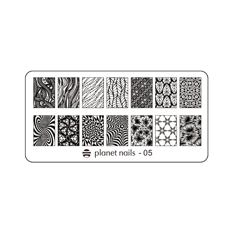 картинка Пластина для стемпинга Stamping Nail Art  Planet Nails №05 от магазина Каприз