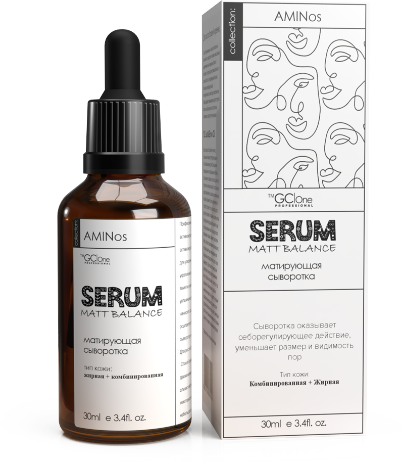 картинка Матирующая сыворотка serum matt balance 30мл GC|One серия AMINos от магазина Каприз